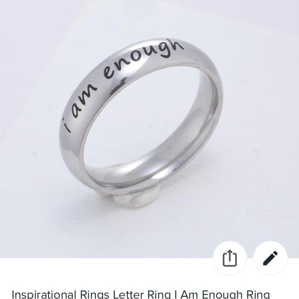 I am enough ring